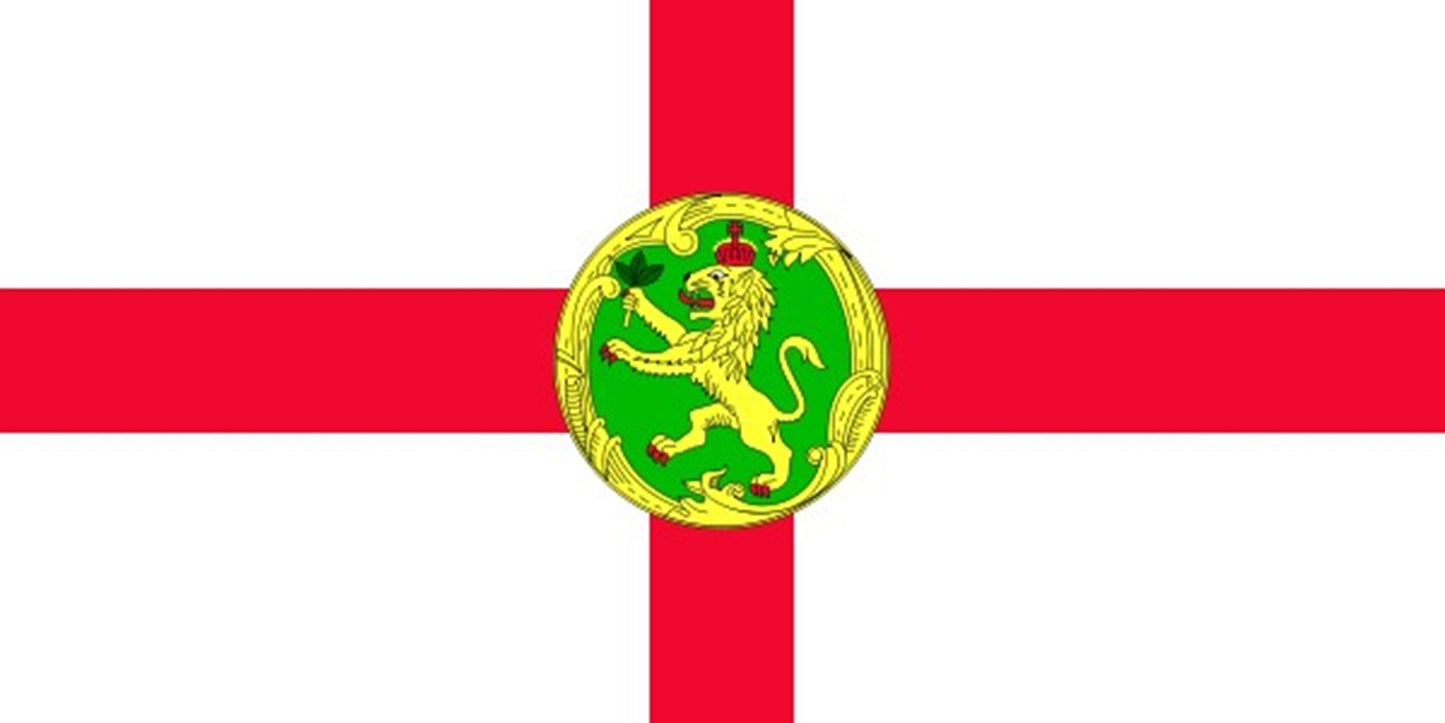 ALDERNEY FLAG 3X2 feet 90cm x 60cm FLAGS CHANNEL ISLANDS