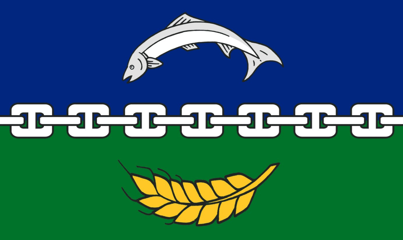 BERWICKSHIRE Scotland 5x3 feet FLAG 150cm x 90cm Scottish