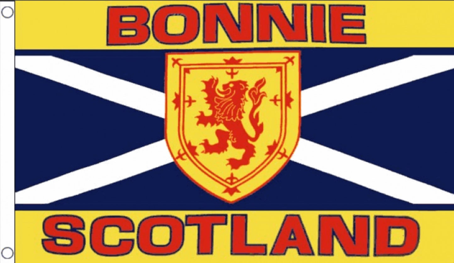 BONNIE SCOTLAND 5x3 feet FLAG 150cm x 90cm SCOTTISH