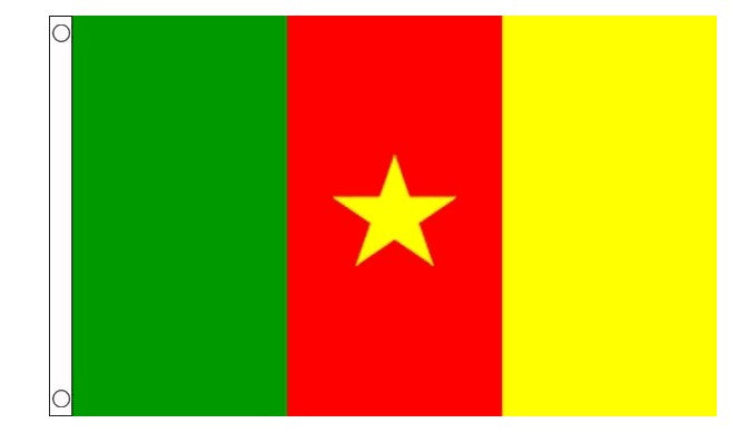 CAMEROON 5x3 feet FLAG 150cm x 90cm AFRICAN
