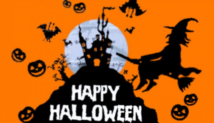 HALLOWEEN WITCH 5x3 feet FLAG 150cm x 90cm