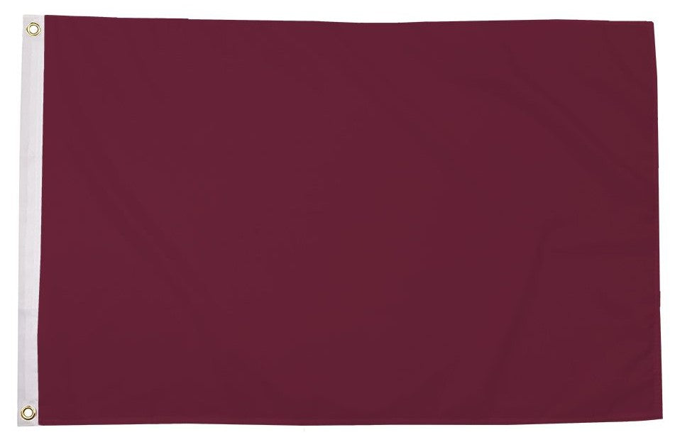 PLAIN MAROON 5x3 feet FLAG 150cm x 90cm