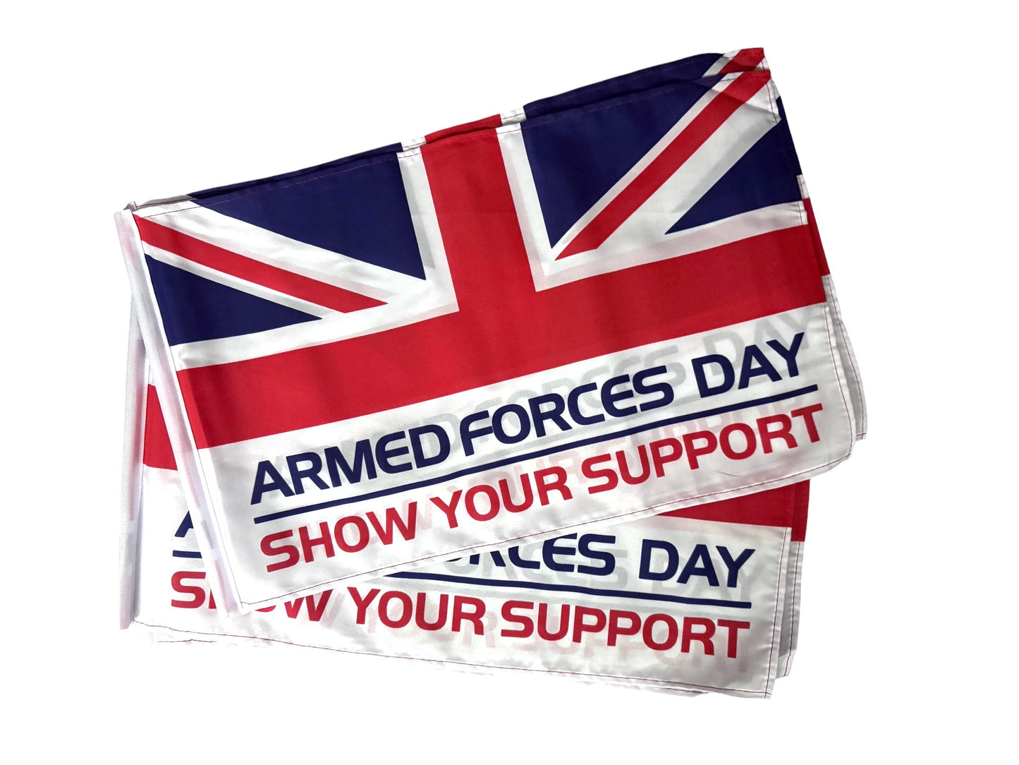PACK OF 4 ARMED FORCES DAY FLAGS 18" X 12" FLAG 45cm x 30cm BRITISH MILITARY