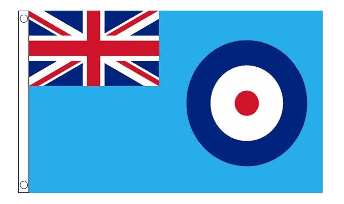 RAF ENSIGN 3 X 2 FEET FLAG ROYAL AIR FORCE R.A.F. BRITISH MILITARY ARMED FORCES