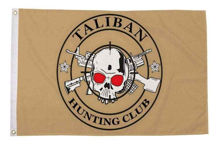 TALIBAN HUNTING CLUB 5x3 feet FLAG 150cm x 90cm