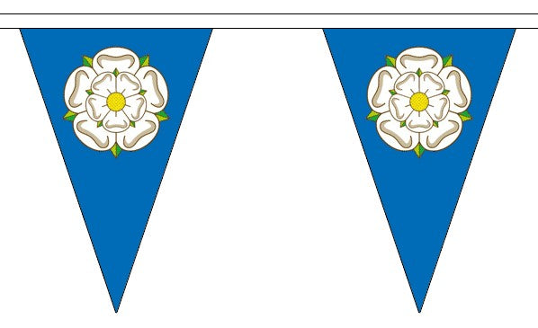YORKSHIRE FLAG BUNTING 20 Metres