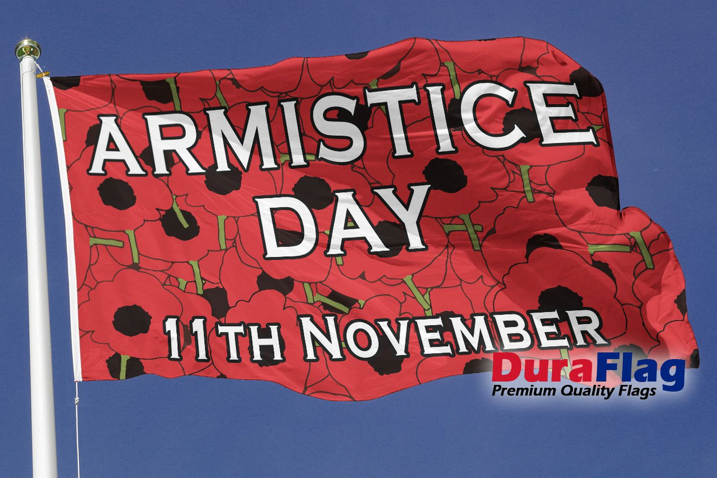 ARMISTICE DAY DuraFlag Rope and Toggled (5ft x 3ft)