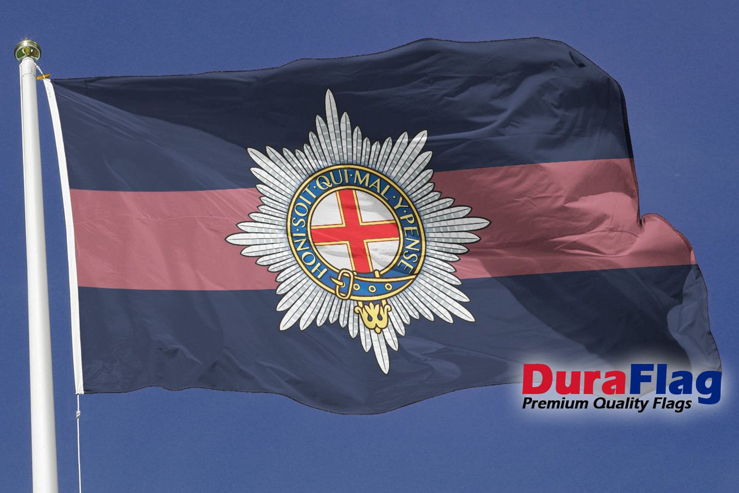 COLDSTREAM GUARDS DuraFlag Rope and Toggled (5ft x 3ft)