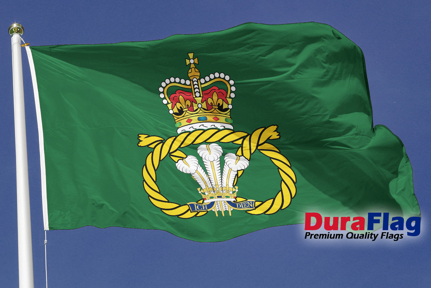 Staffordshire Regiment Courtesy DuraFlag Rope and Toggled (20in x 12in)