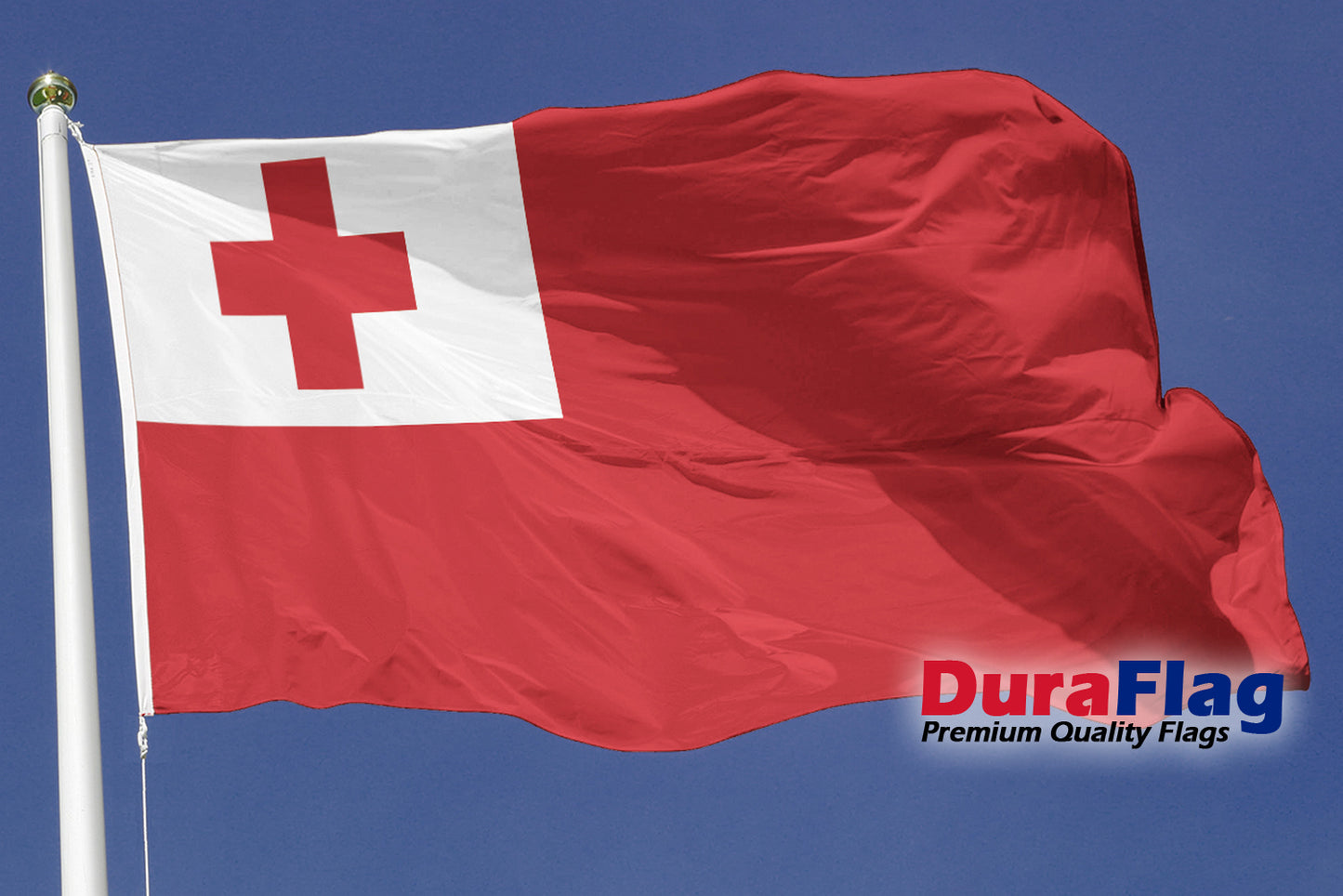 Tonga Courtesy DuraFlag Rope and Toggled (20in x 12in)