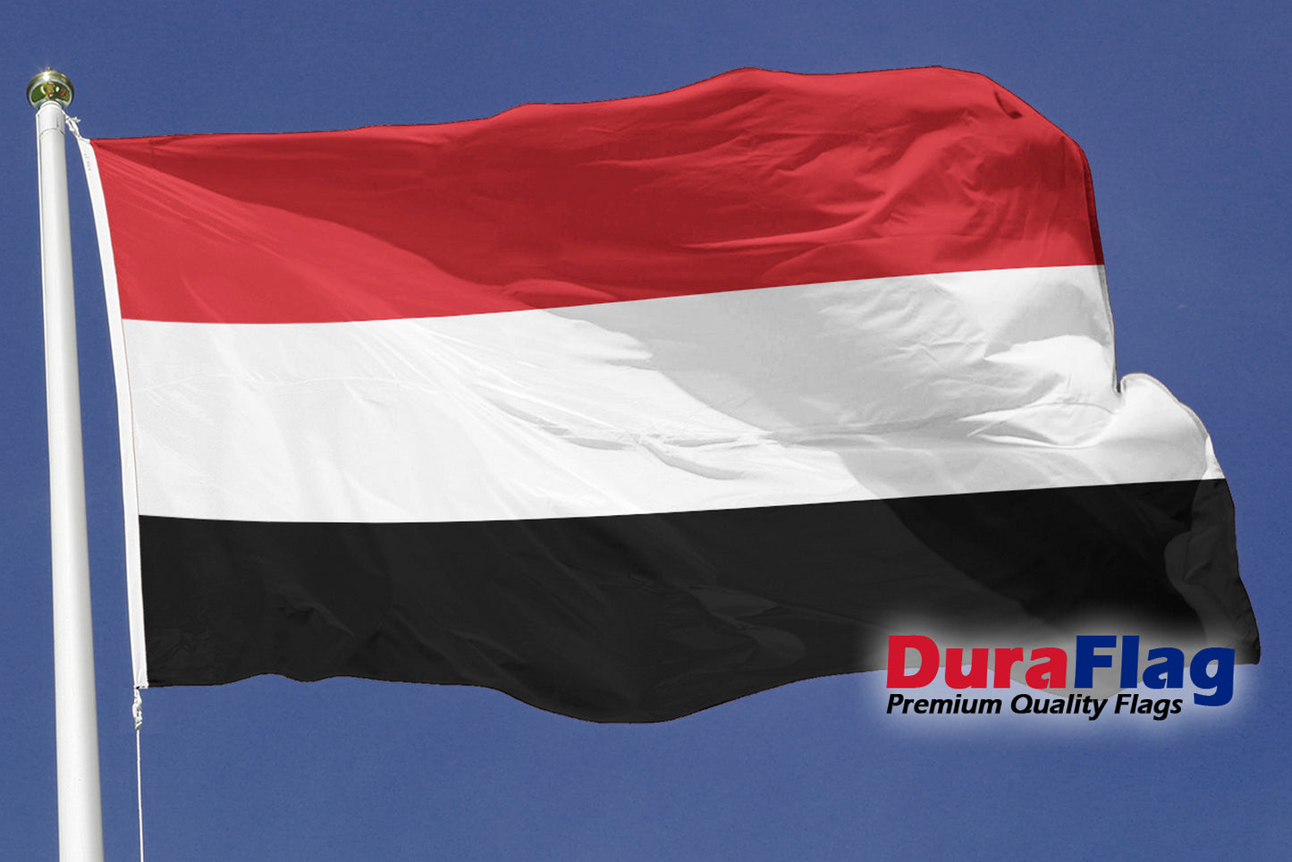 Yemen Courtesy DuraFlag Rope and Toggled (20in x 12in)