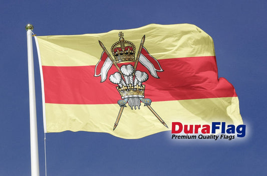 12th ROYAL LANCERS DuraFlag Rope and Toggled (5ft x 3ft)