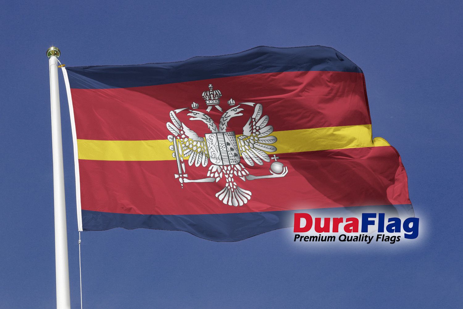 1st The Kings Dragoon Guards DuraFlag Rope and Toggled (5ft x 3ft)