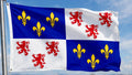 PICARDY 5x3 feet FLAG 150cm x 90cm Polyester fabric flags FRANCE FRENCH Amiens