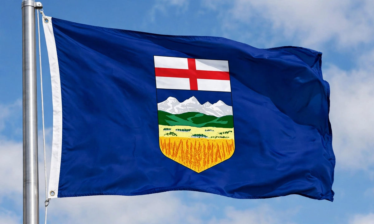 ALBERTA FLAG 150cm x 90cm (5x3 feet)
