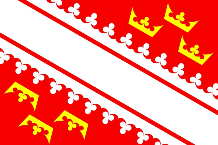 ALSACE FLAG 3x2 feet polyester 90cm x 60cm flags France French