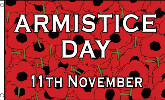 ARMISTICE DAY 5x3 feet FLAG 150cm x 90cm Lest we forget remembrance