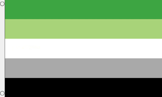 AROMANTIC 5x3 feet FLAG 150cm x 90cm flags PRIDE LIFESTYLE