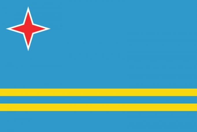 ARUBA 5x3 feet FLAG 150cm x 90cm CARIBBEAN