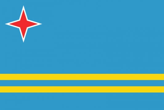 ARUBA 5x3 feet FLAG 150cm x 90cm CARIBBEAN