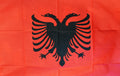 REPUBLIC OF ALBANIA 5X3 150cm x 90cm FLAG ALBANIAN EUROPE FLAGS