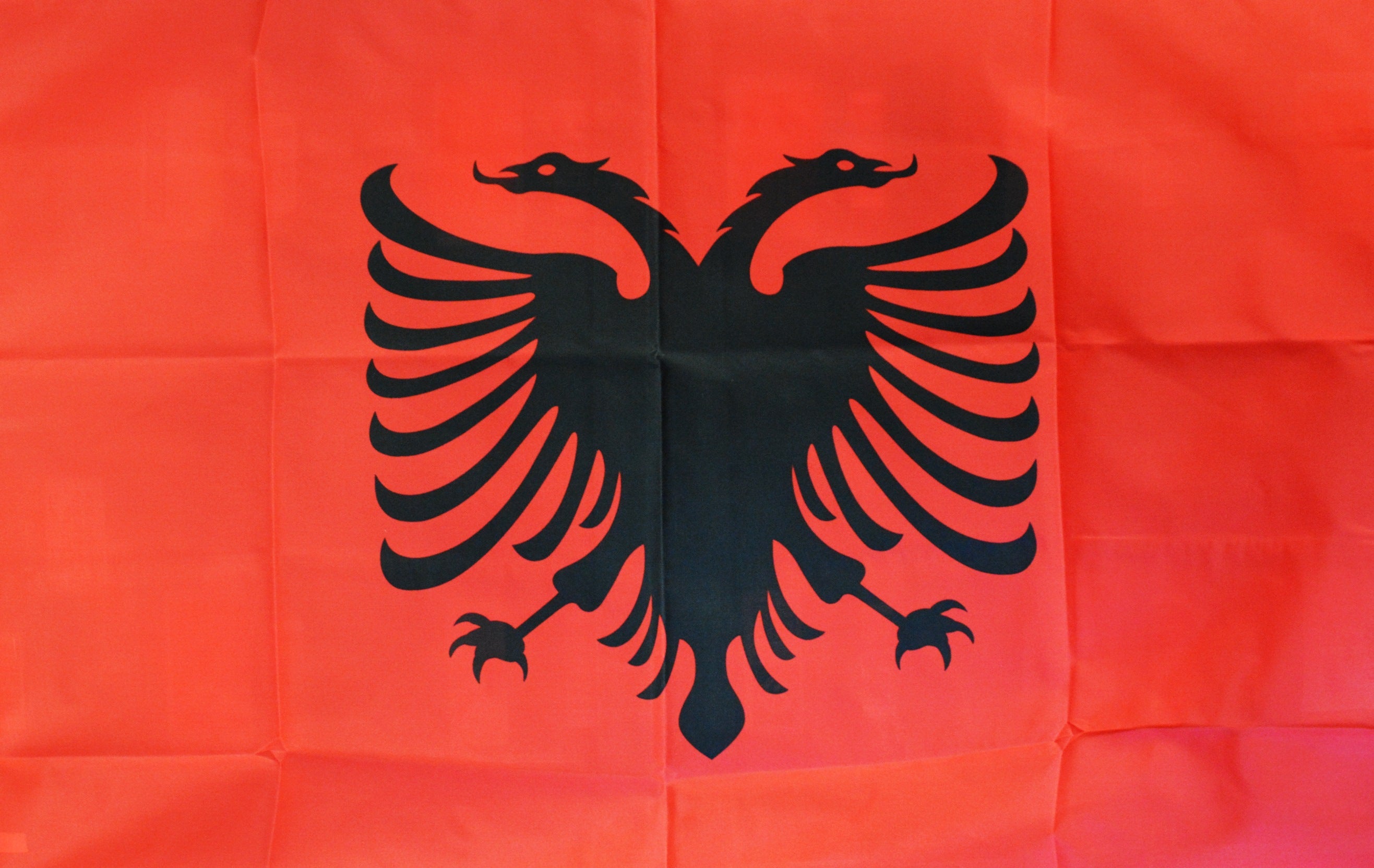 REPUBLIC OF ALBANIA 5X3 150cm x 90cm FLAG ALBANIAN EUROPE FLAGS