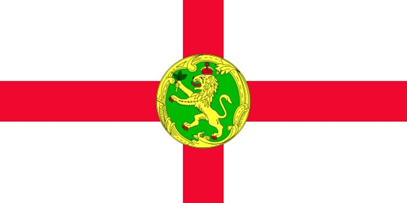 ALDERNEY FLAG 3X2 feet 90cm x 60cm FLAGS CHANNEL ISLANDS