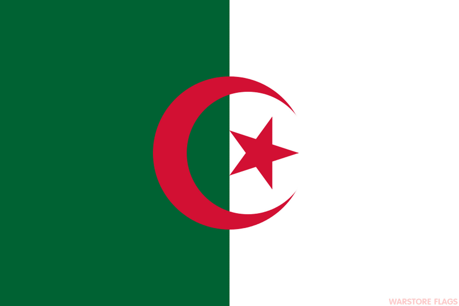 ALGERIA FLAG 3x2 feet polyester 90cm x 60cm flags ALGERIAN