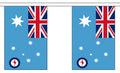 AUSTRALIA AIR FORCE FLAG BUNTING 9 metres 30 flags MELBOURNE RAAF