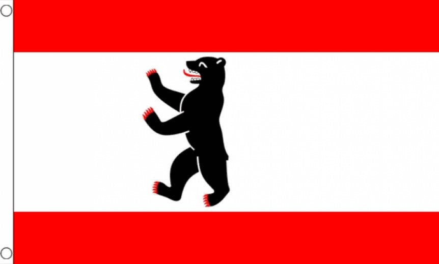 BERLIN FLAG 3x2 feet polyester 90cm x 60cm flags Germany German