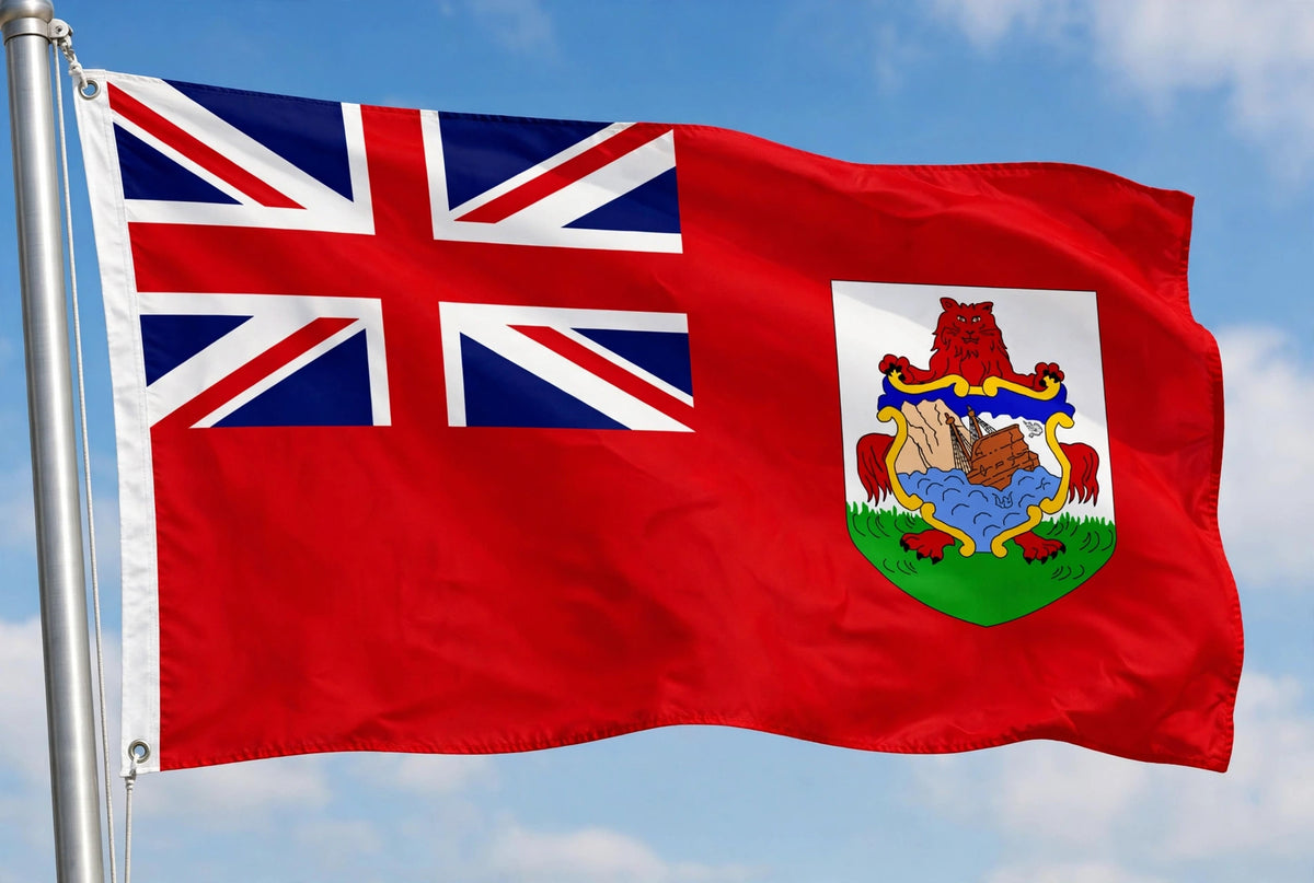 BERMUDA FLAG 3x2 feet polyester 90cm x 60cm flags