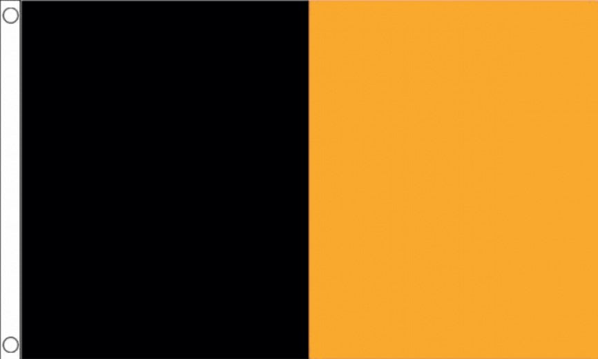 COUNTY KILKENNY Black and Amber FLAG 3x2 feet polyester 90cm x 60cm flags