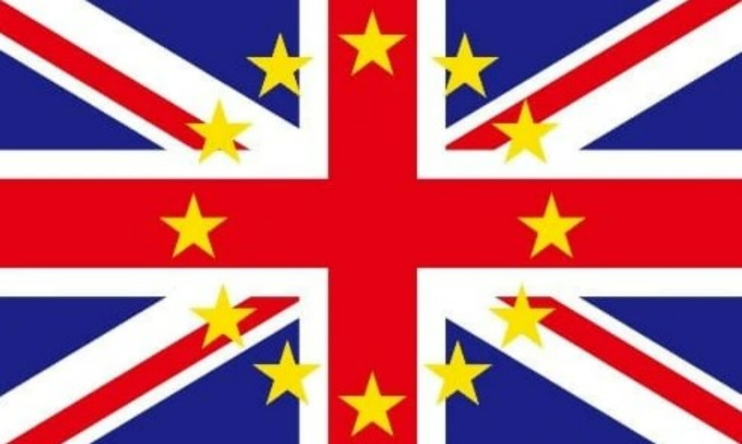 BRITAIN IN EUROPE 5x3 feet FLAG 150cm x 90cm European Union Brexit remainer