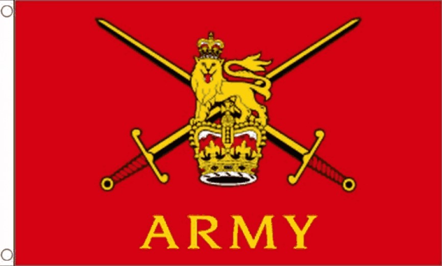 BRITISH ARMY 8 x 5 Feet 240cm x 150cm POLYESTER FLAG