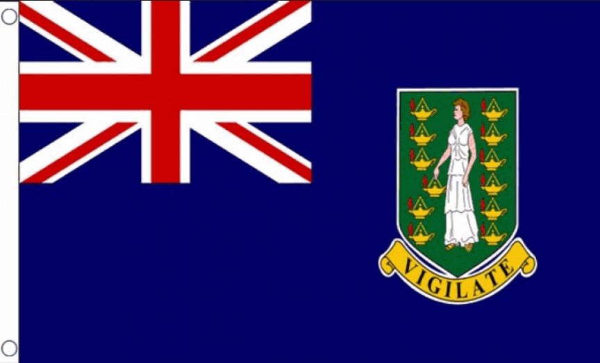 BRITISH VIRGIN ISLANDS CARIBBEAN FLAG 3x2 feet polyester 90cm x 60cm flags
