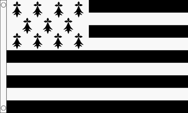 BRITTANY FRANCE FLAG 3x2 feet polyester 90cm x 60cm flags