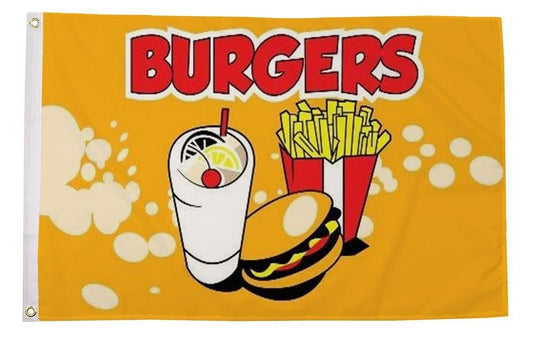 BURGERS FLAG 150cm x 90cm (5x3 feet)