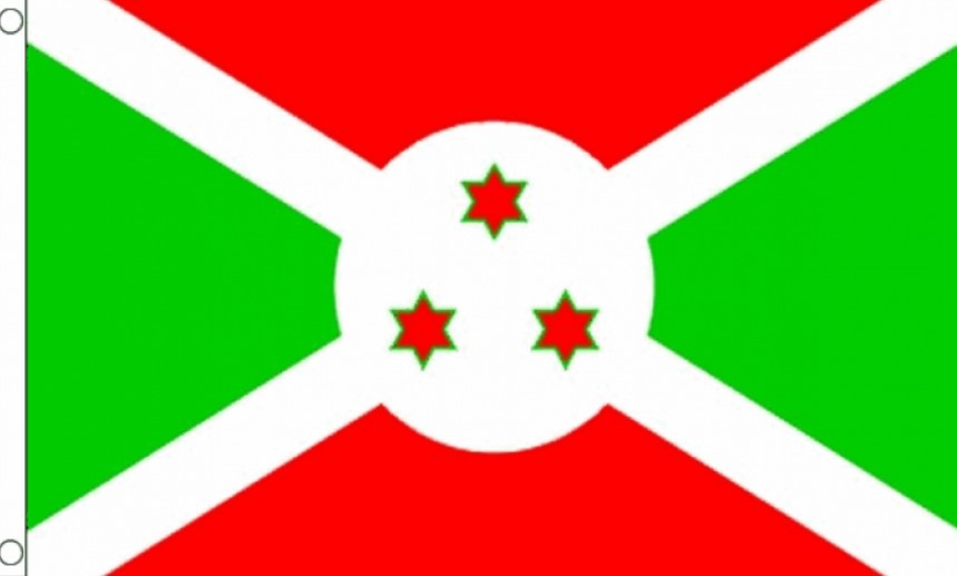 BURUNDI 5x3 feet FLAG 150cm x 90cm with eyelets