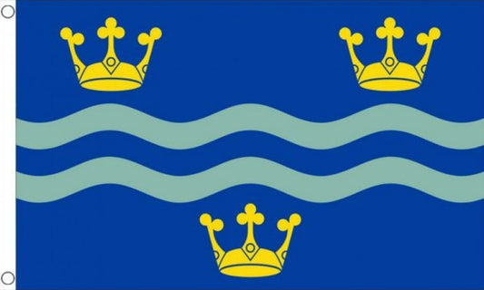 CAMBRIDGESHIRE Blue 5x3 feet FLAG 150cm x 90cm with eyelets