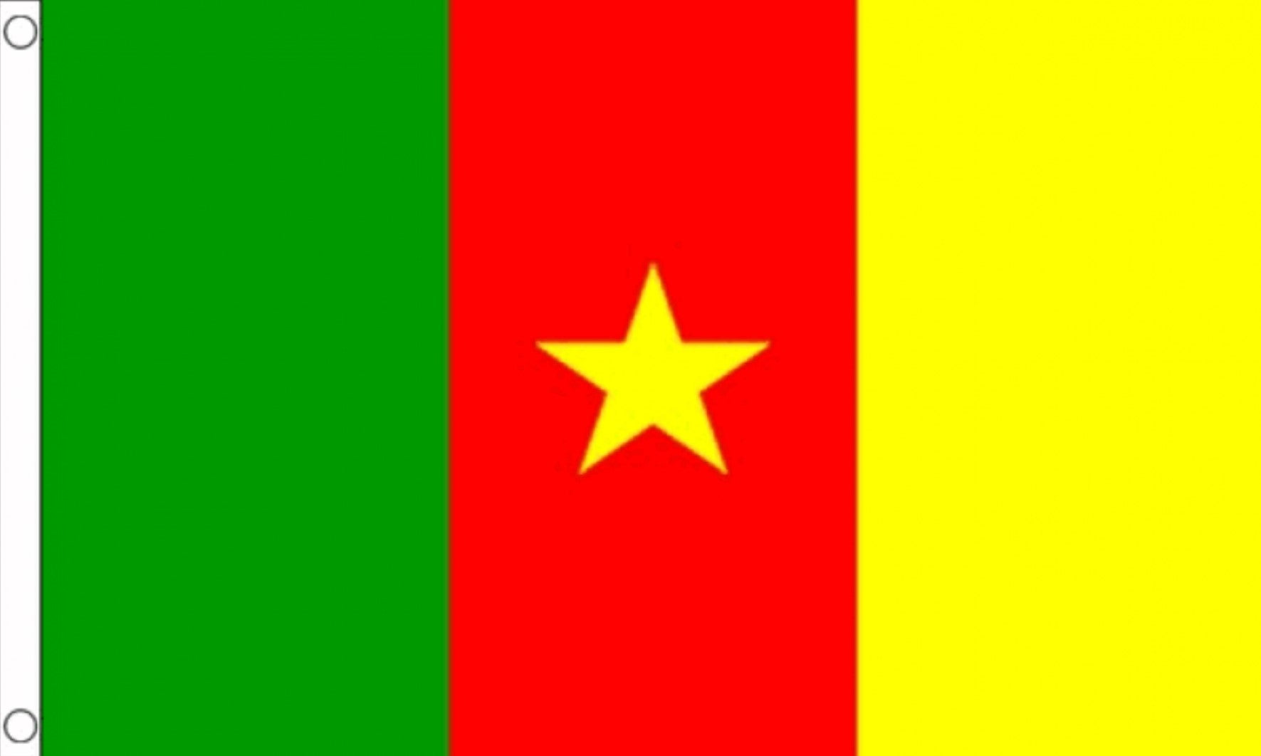 CAMEROON 5x3 feet FLAG 150cm x 90cm AFRICAN