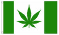 CANADA GREEN LEAF FLAG 150cm x90cm (5x3 feet)