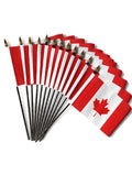 CANADA SMALL HAND FLAGS Pack of 12