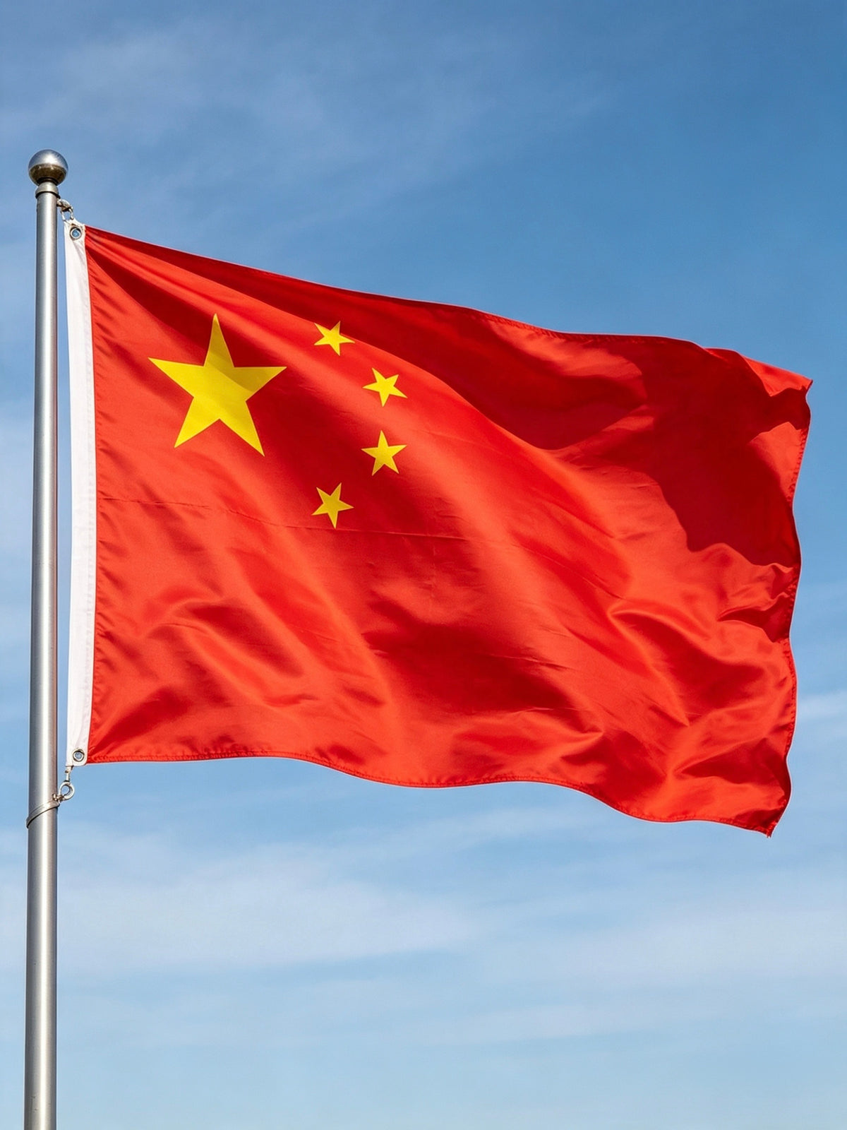 CHINA FLAG Giant huge 8x5 feet Peoples republic of SHANGHAI BEIJING Hong Kong