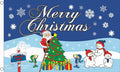 CHRISTMAS NORTH POLE Santa Clause Snowman Xmas 5x3 feet FLAG 150cm x 90cm