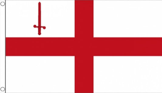 CITY OF LONDON 5x3 feet FLAG 150cm x 90cm ENGLISH ENGLAND flags
