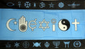 COEXIST Co exist 5x3 feet FLAG 150cm x 90cm religions of the world
