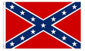 CONFEDERATE SOUTHERN CROSS FLAG 5x3 FEET