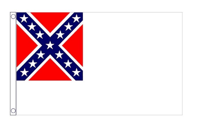 CONFEDERATE 2ND FLAG 150cm x 90cm (5x3 feet)