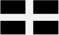 PACK OF 4 CORNWALL FLAG 18" X 12" Cornish Redruth Newquay St. Ives flags