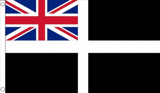 CORNWALL ENSIGN FLAG 3x2 feet polyester 90cm x 60cm flags